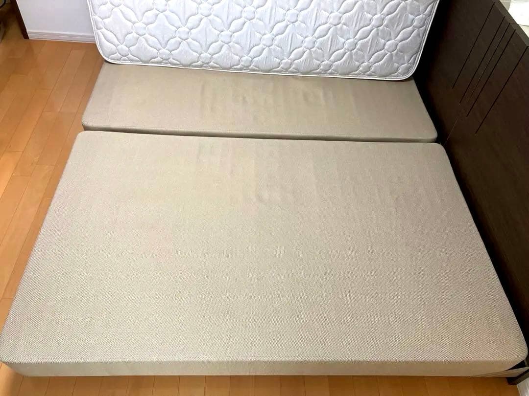 【2台同時購入①】SIMMONSシモンズ セミダブルマットレス&ベッドフレーム