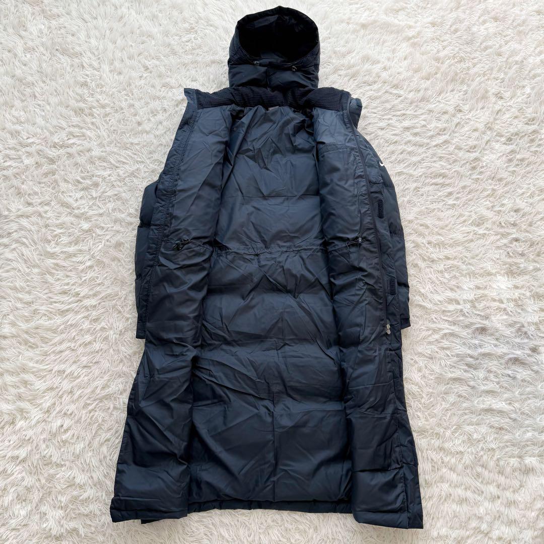 2WAY⭐︎NIKE ナイキ ダウンロングコート 刺繍ロゴ ウォッシャブル XL②