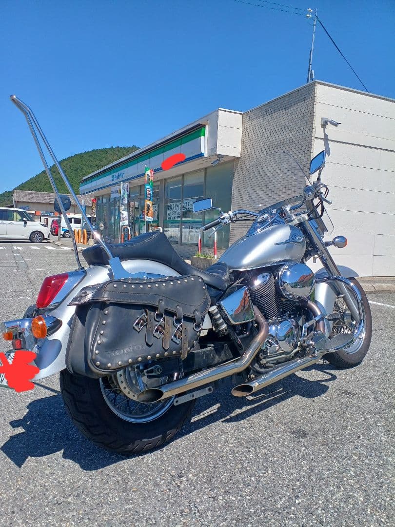 HONDA　ホンダ　シャドウ750　RC44　スラッシュカットマフラー