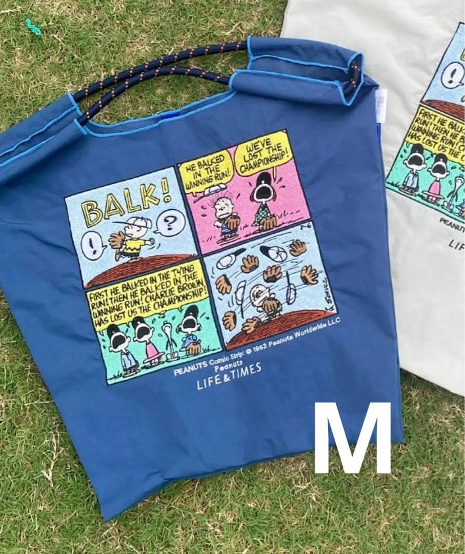 Ball&Chain スヌーピー 西宮限定 トートバッグ M Baseball柄