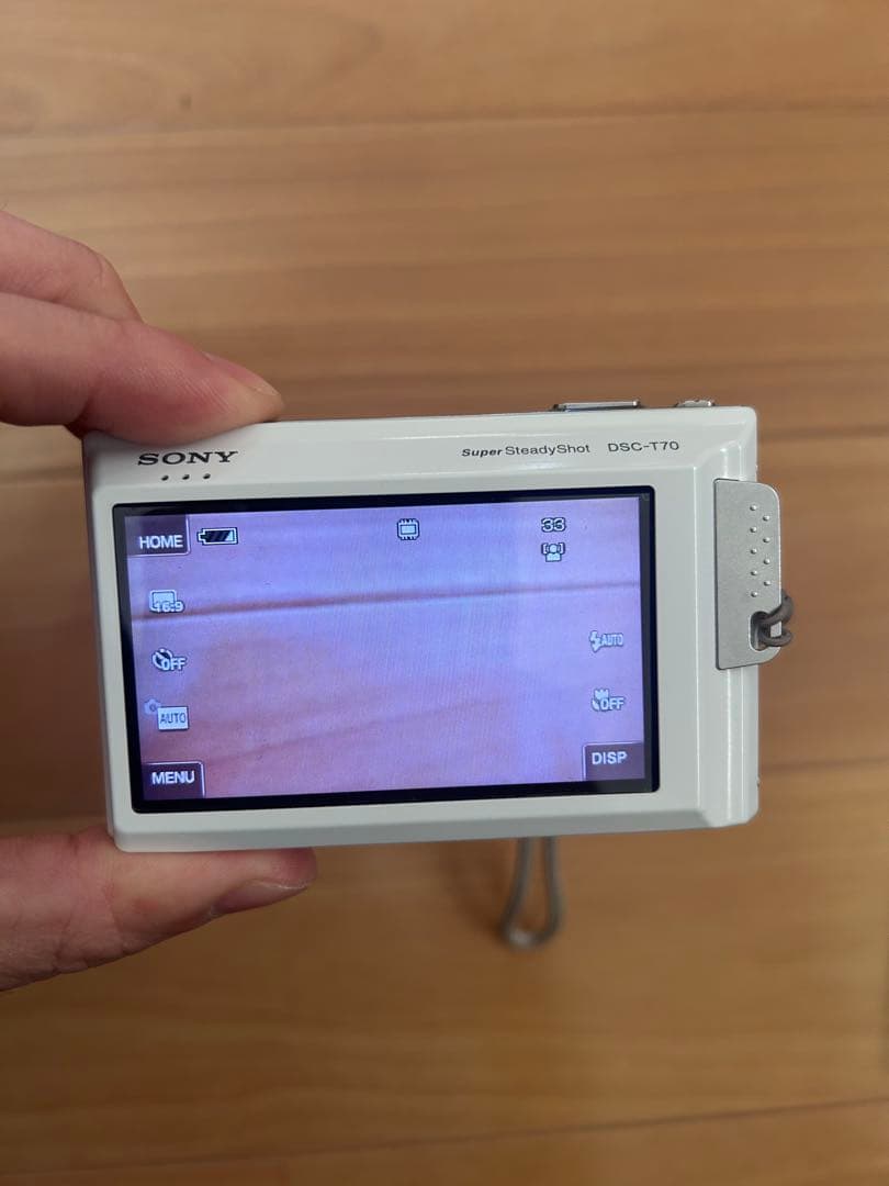 【超美品】SONY DSC-T70 コンパクトデジタルカメラ 箱付き