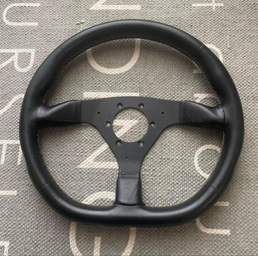 希少 当時物 イタリア製 OZレーシング D型 ステアリング