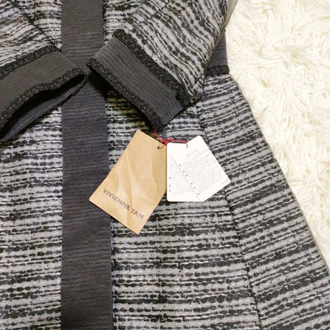 ヴィヴィアンタム シフォンヴェールに包まれたコート レース装飾