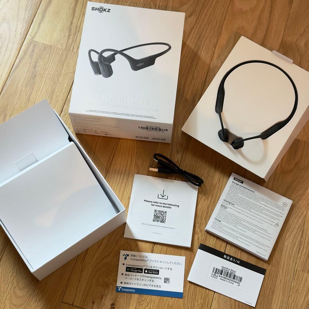 新品 Shokz ショックス オープンラン OpenRun 骨伝導イヤホン