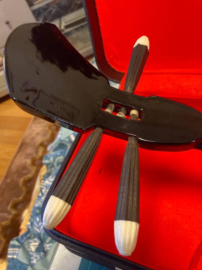 と*や様 ヘビ革 三線 本体　古い