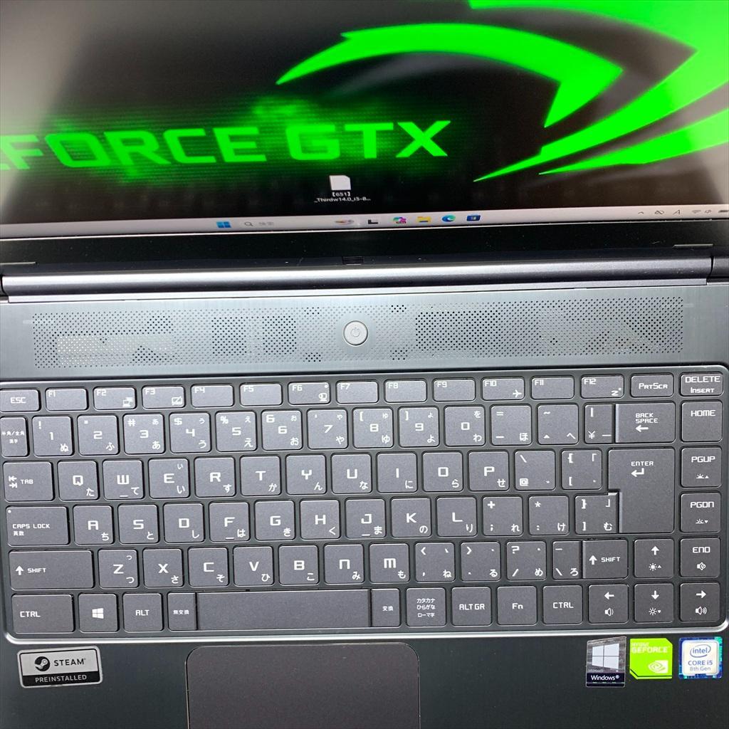良品・高性能・軽量薄型 8世代爆速ゲーミングノート　4コア8スレ　GeForce