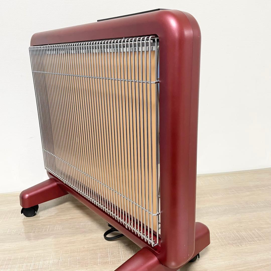 ★美品★ 遠赤外線暖房機 サンルミエ タイマー付 E800L-TM レッド