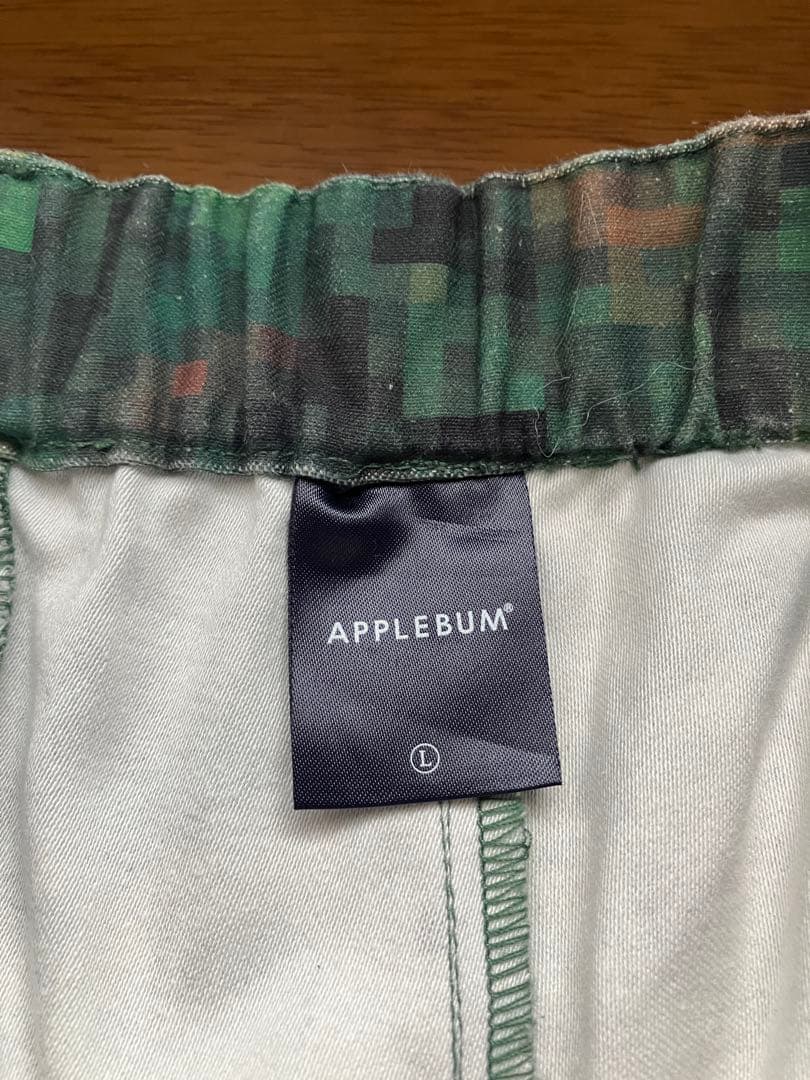 APPLEBUM ピクセルカモ カーゴパンツ L