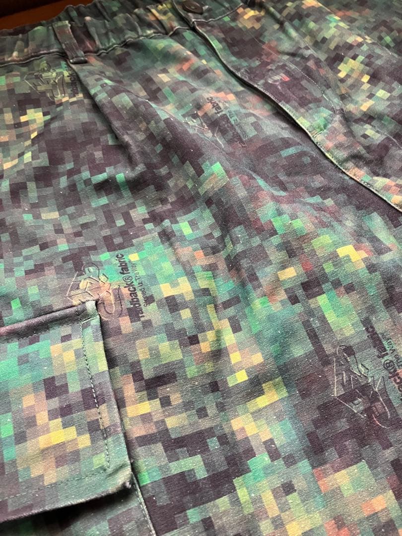 APPLEBUM ピクセルカモ カーゴパンツ L