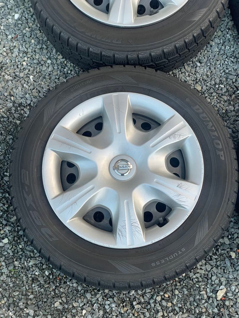 日産純正　185/65R15 ホイール4本セット ダンロップスタッドレスタイヤ