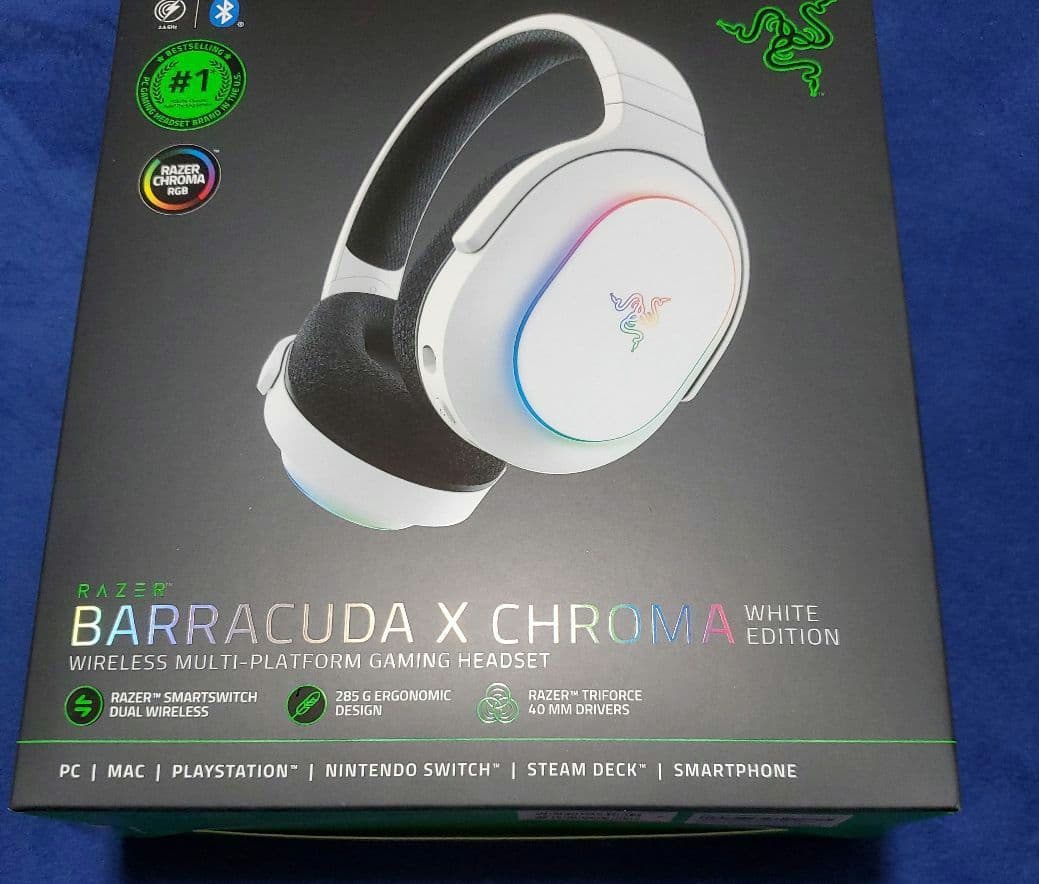 ヘッドホン Razer Barracuda X Chroma White Edition