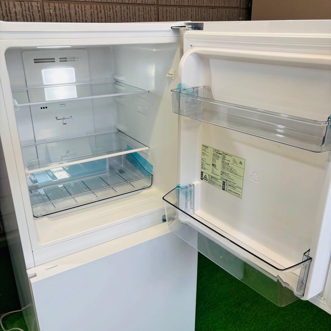 冷蔵庫 121L 美品 24年製 ツインバード 一人暮らし【地域限定配送無料】