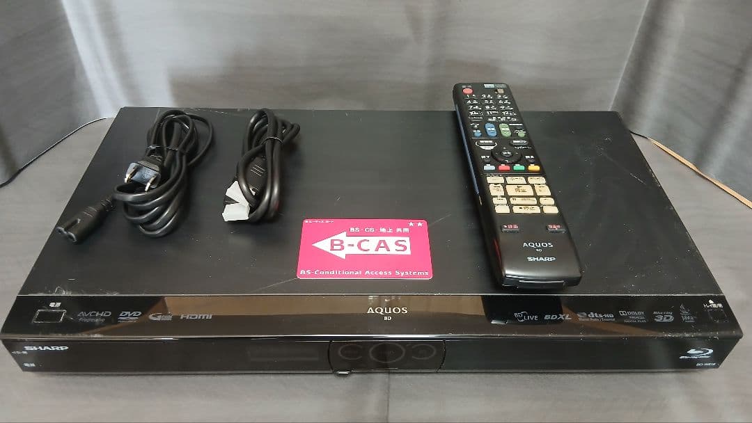 500GB シャープ AQUOS BD レコーダー☆BD-W515☆リモコン付