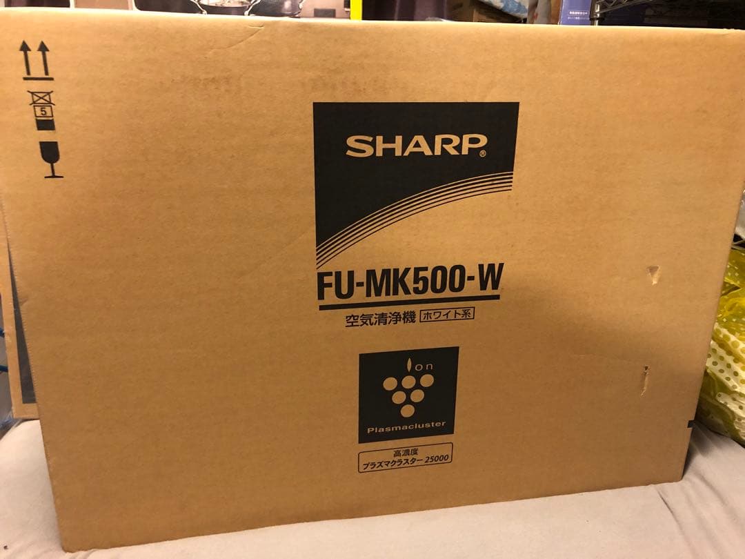 未使用　SHARP FU-MK500-W 空気清浄機 プラズマクラスター 壁掛け