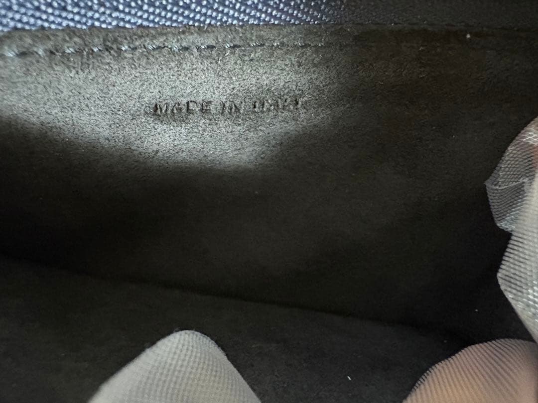 【新品未使用】スマイソン Smythson ケース ネイビー 本革