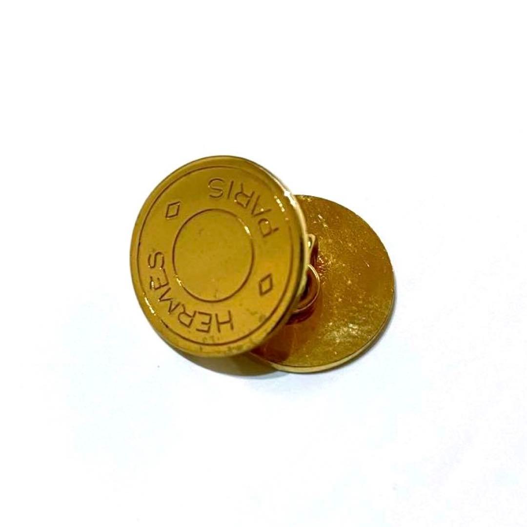 美品 ゴールド エルメス セリエ カフス カフリンクス 光沢感 定番 高級感