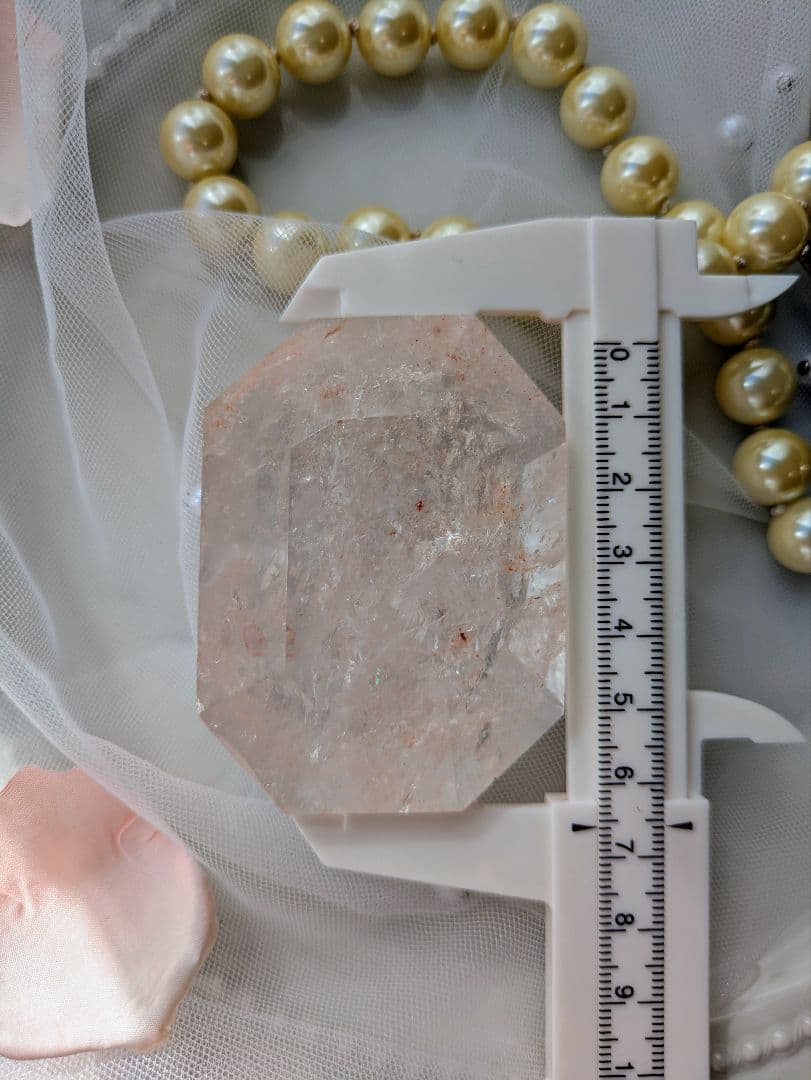 日曜日限定♡ピンクアゼツライト（通称） ピンククリアクォーツ♡ ファセットカット