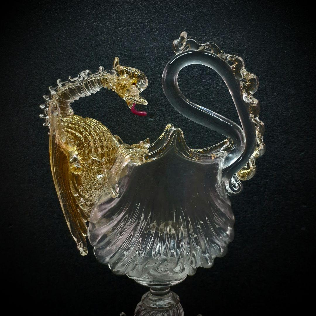 MURANO La Fenice ムラノ ラ フェニーチェ 双耳 ドラゴングラス