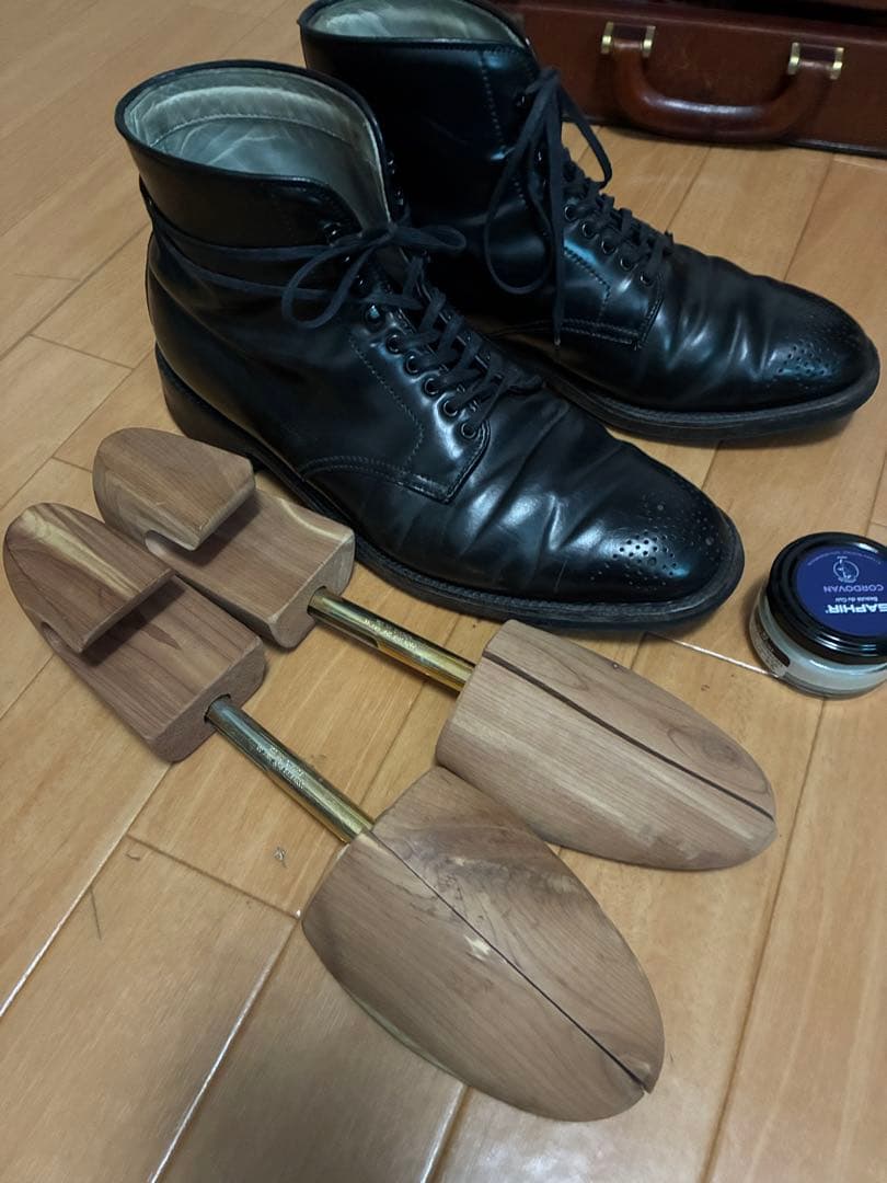 オールデン　コードバン　ブーツ　ALDEN シューツリー　クリームセット
