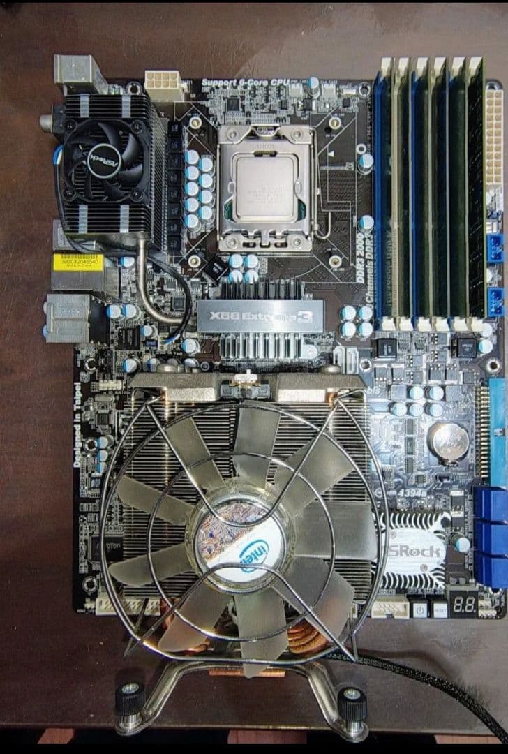 AsRock X58 Extreme3+i7 980x+CPUクーラー+24GB