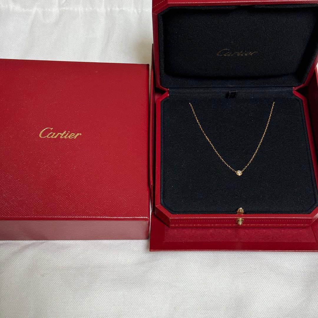 Cartier ダムール SM ネックレス ピンクゴールド 専用ケース付き