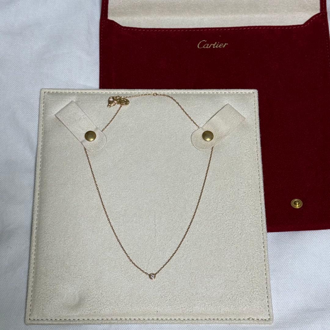 Cartier ダムール SM ネックレス ピンクゴールド 専用ケース付き