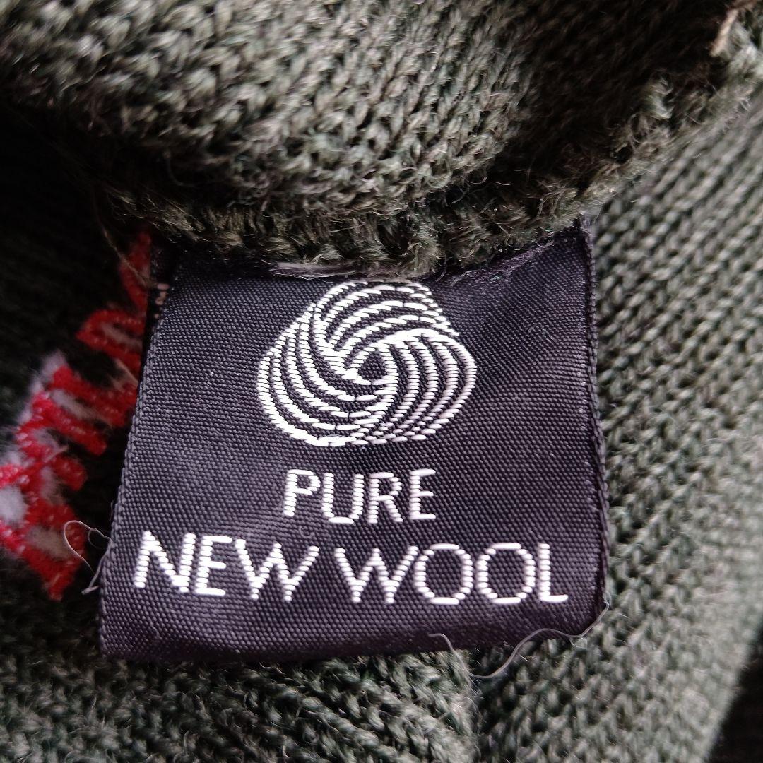 【未使用品】ダークグリーン エルボーパッチ セーター　BURBERRY