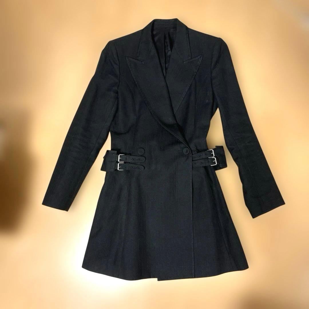 12/27まで ジャン ポール・ゴルチエ ロングジャケット ベルト ポケット