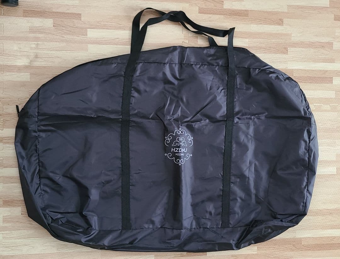 HZDMJ ベビーベッド 折りたたみ　ネイビー コンパクト　美品　出産準備