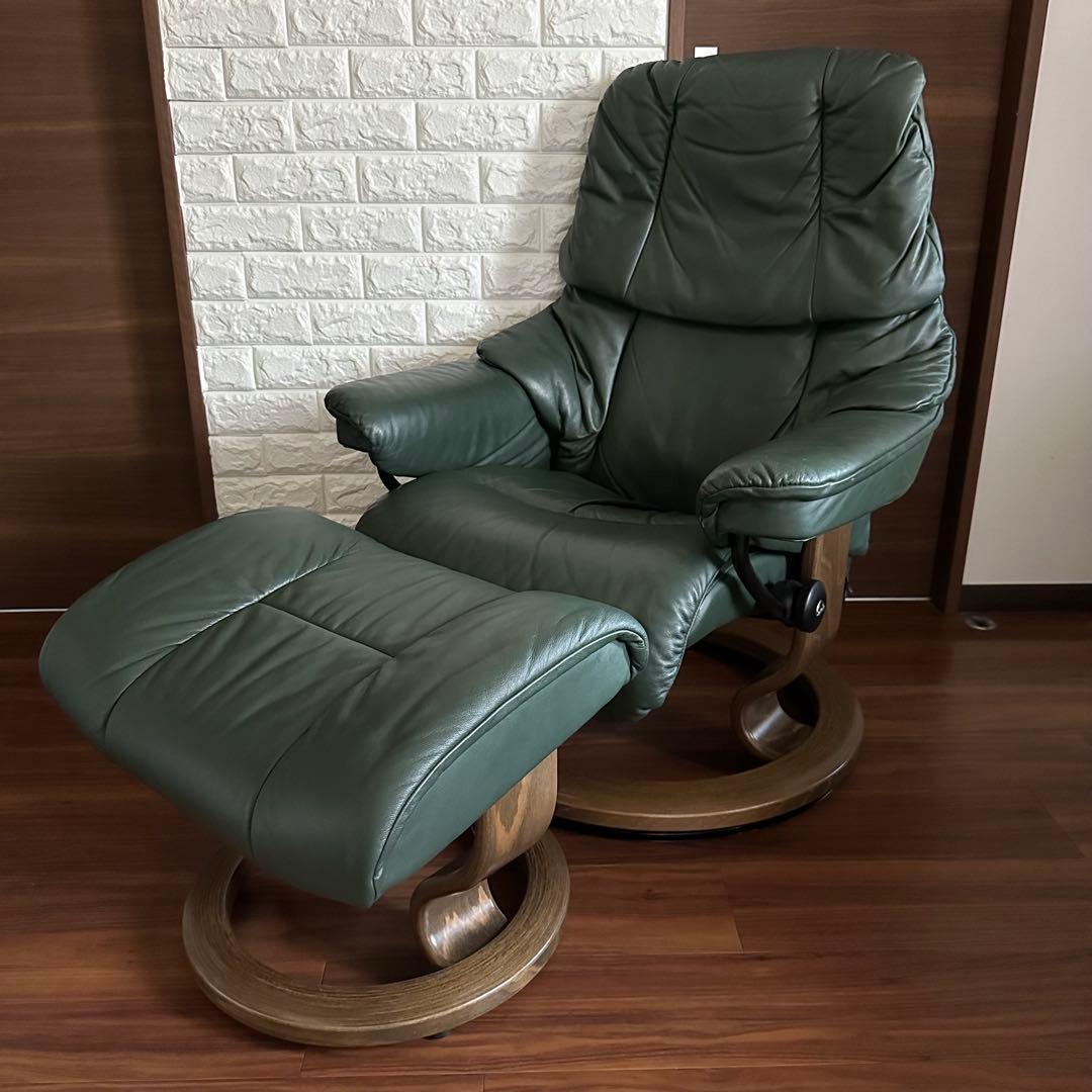 EKORNES エコーネス Reno レノ ストレスレスチェア Sサイズ 本革
