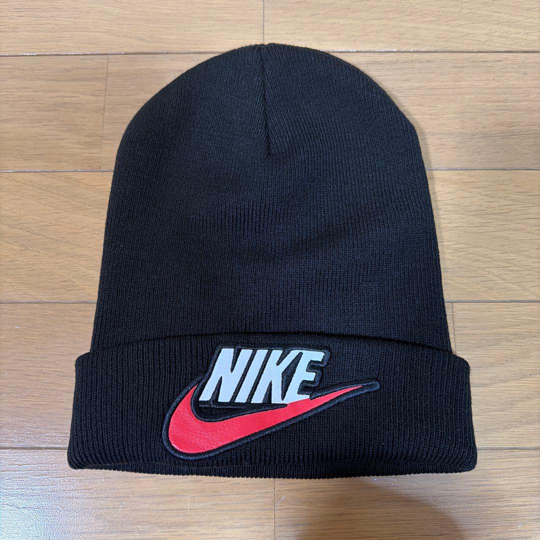 Supreme NIKE シュプリーム　ナイキ　ニット帽　ビーニー　ブラック　黒