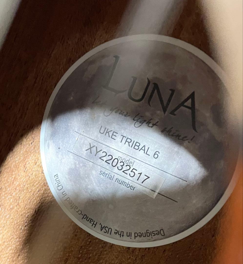 【美品】LUNA UKE TRIBAL6 ルナ ミニギター アメリカ
