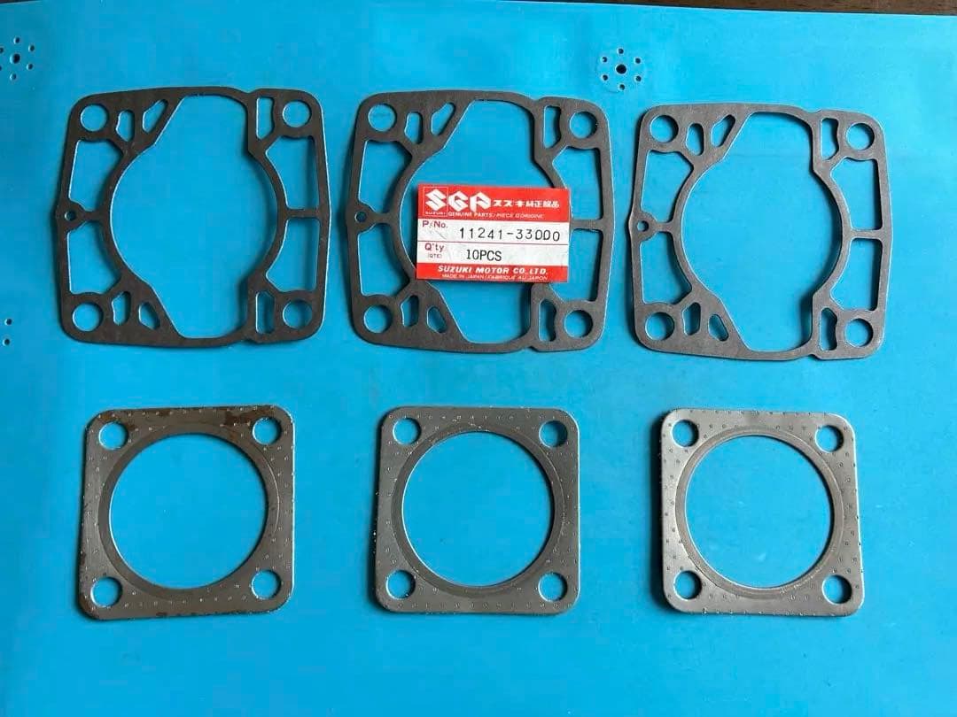 スズキ　GT380 純正「ベッドガスケットセット」