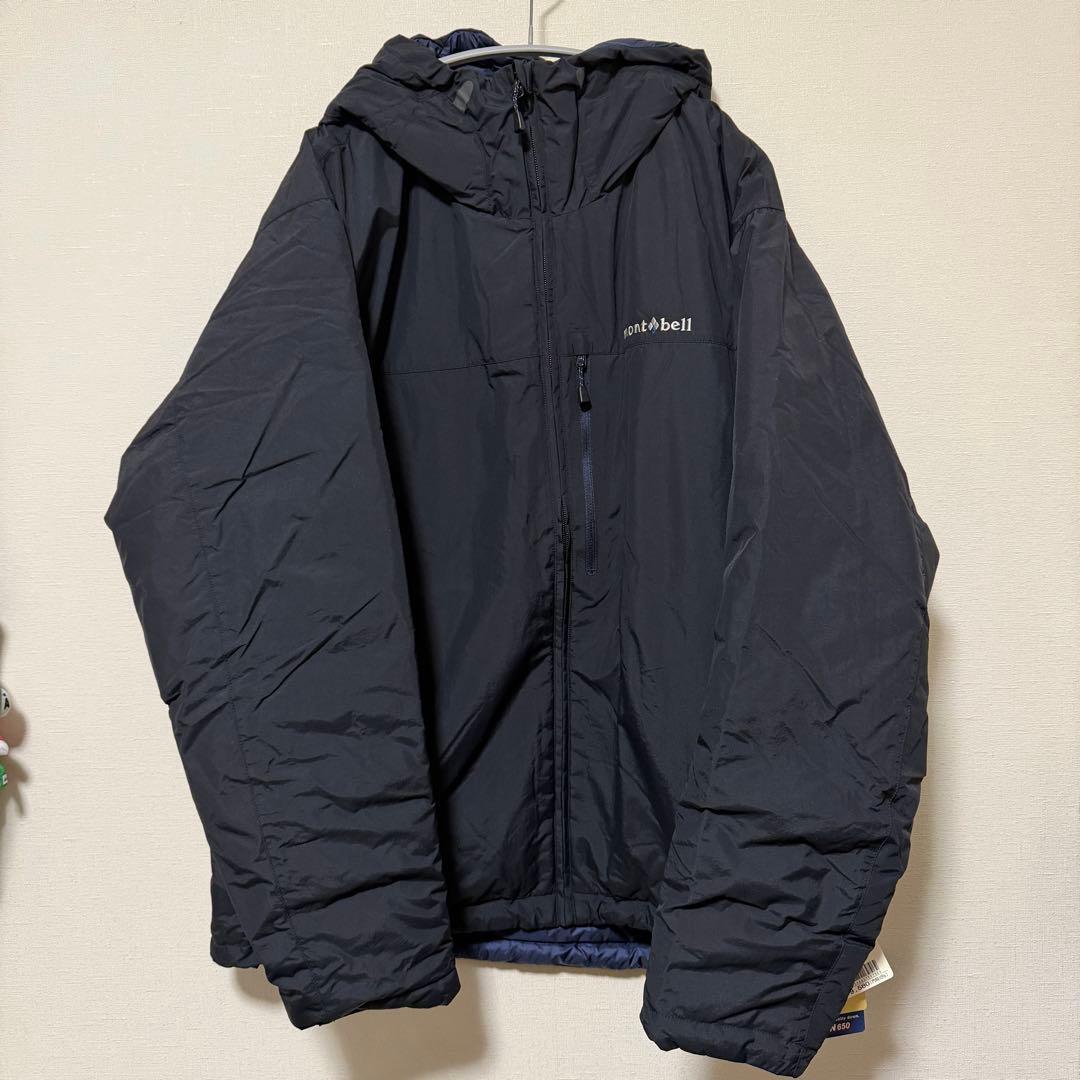 ＊モンベル　コロラドパーカ　メンズ　ブラック　ダークネイビー　XL