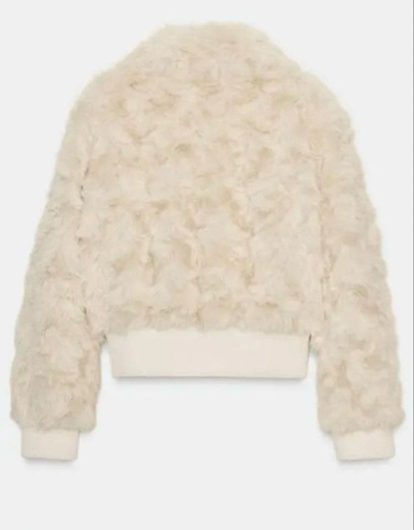 ZARA フェイクファーボンバージャケット　xs 新品未使用