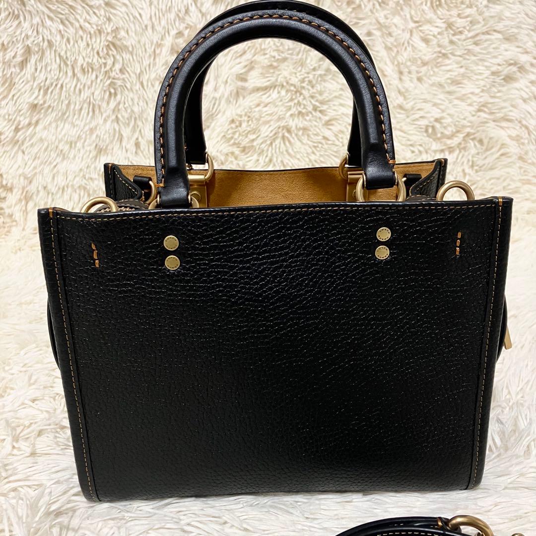 【未使用級】 COACH ローグ25 2way ブラック CI767