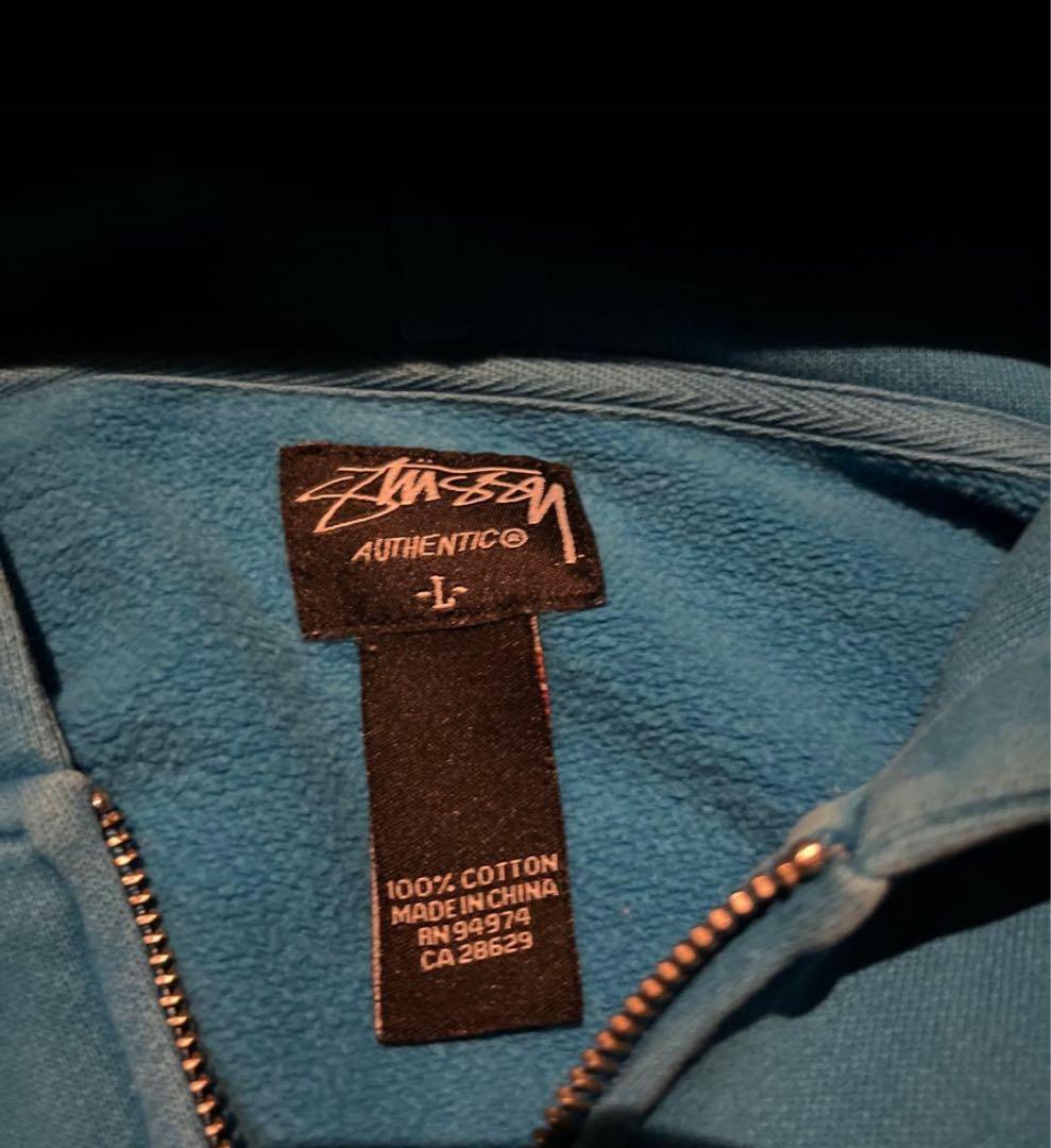 old stussyジップパーカー 刺繍vintage 90s 00’s y2k