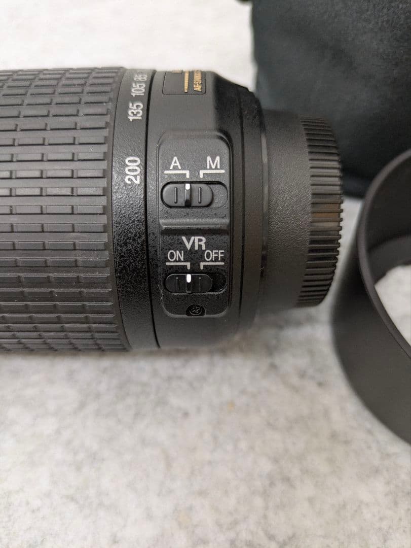 美品：Nikon AF-S 55-200mm F4-5.6G EDレンズ