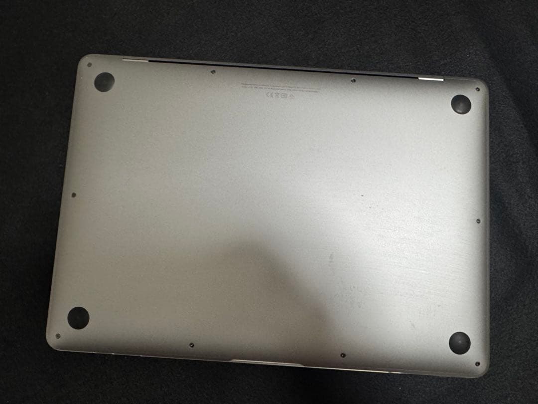 M1 Apple MacBook Airシルバー クリアケース付き