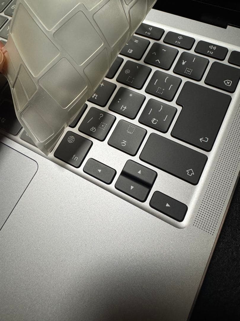 M1 Apple MacBook Airシルバー クリアケース付き