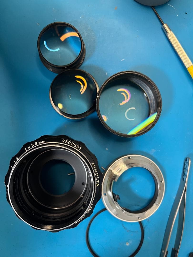 アダプター Minolta MC-ROKKOR PG 58mm F1.2 891