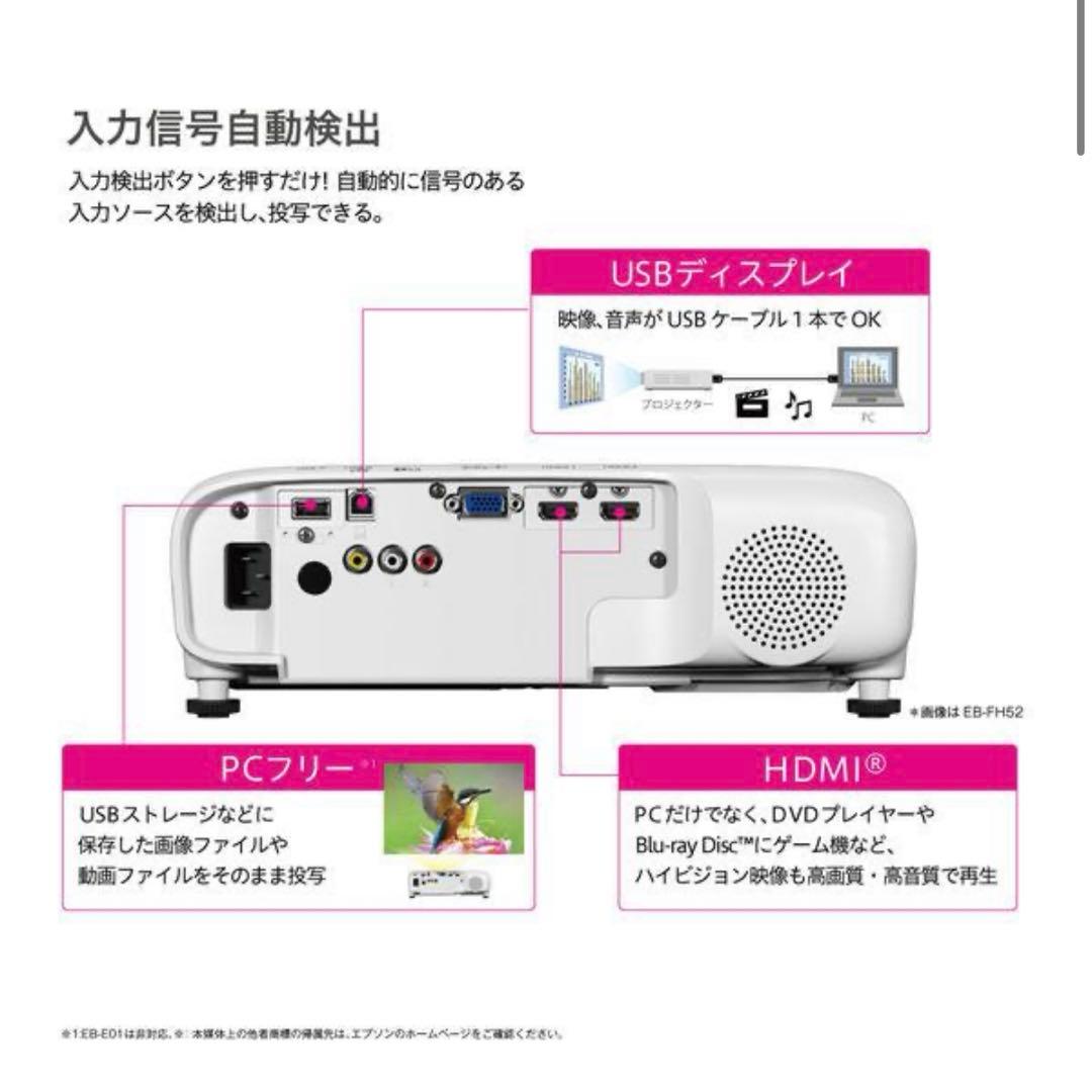 エプソン プロジェクター本体 EB-E01