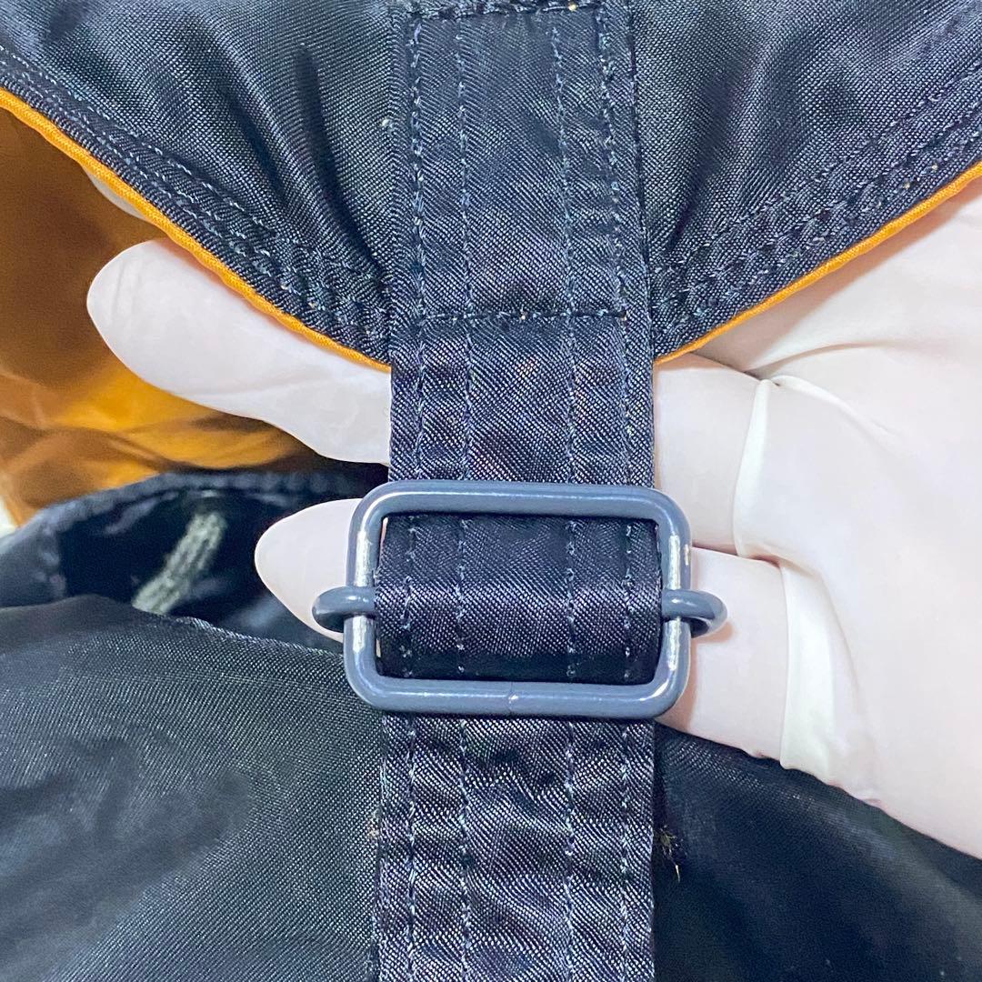 極美品 ポーター タンカー バックパック リュック A4 通勤 大容量 巾着 黒