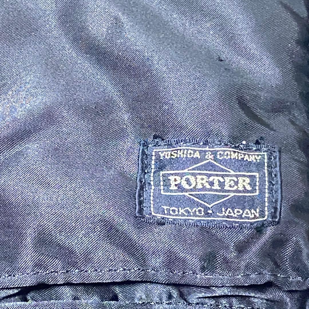 極美品 ポーター タンカー バックパック リュック A4 通勤 大容量 巾着 黒