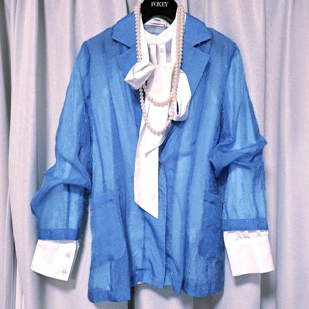 定価5万♪完売ミューラルFluffy jacquard テーラードジャケット