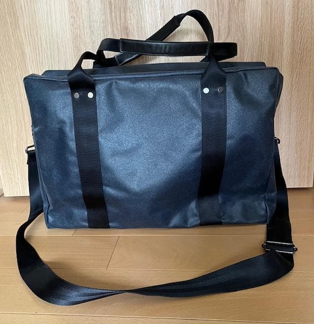 美品 森野帆布 KAWANISHI ボストンバッグ SF-0551 A4 紺色