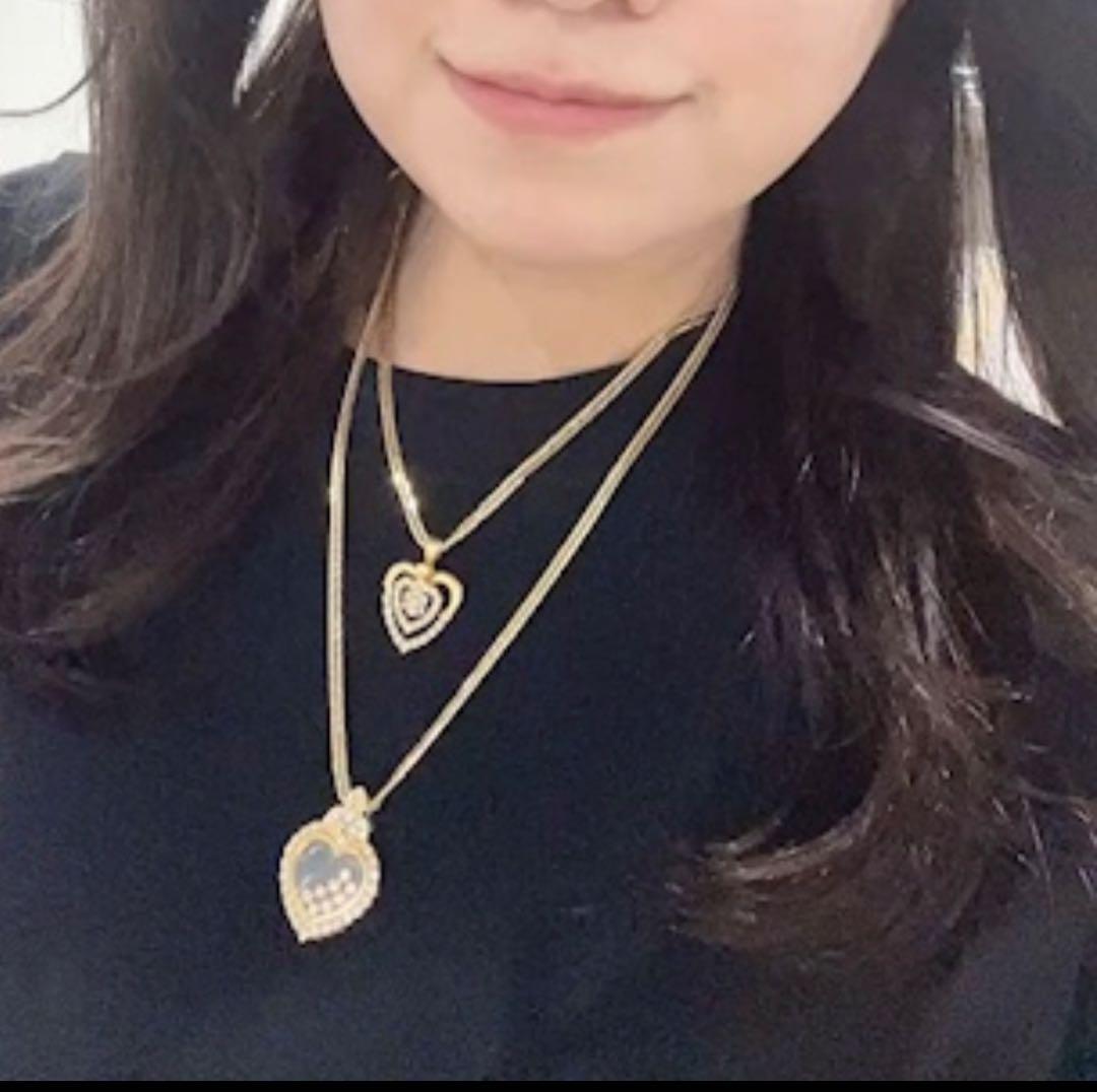 【AB SHOP】ショパール ハッピーダイヤ ムービング風 ハートK18