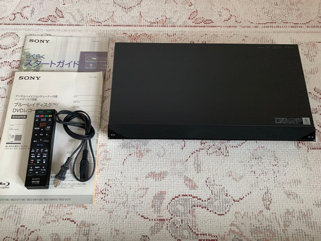 お値下げ　SONY ブルーレイレコーダー/DVDレコーダー　BDZ-EW510