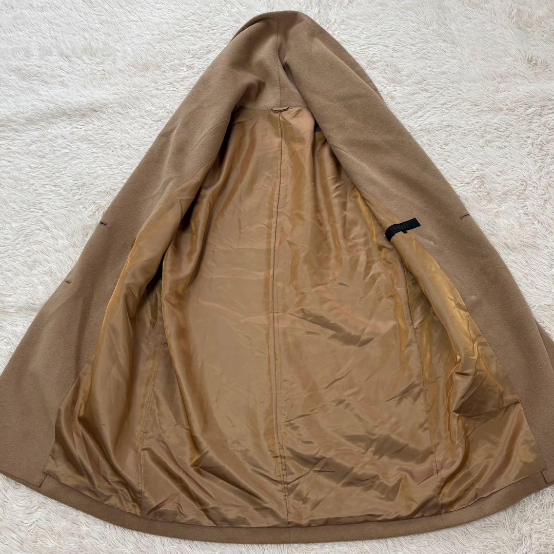 ANAYI アナイ アンゴラ ウールコート 女優襟 ビックカラー キャメル