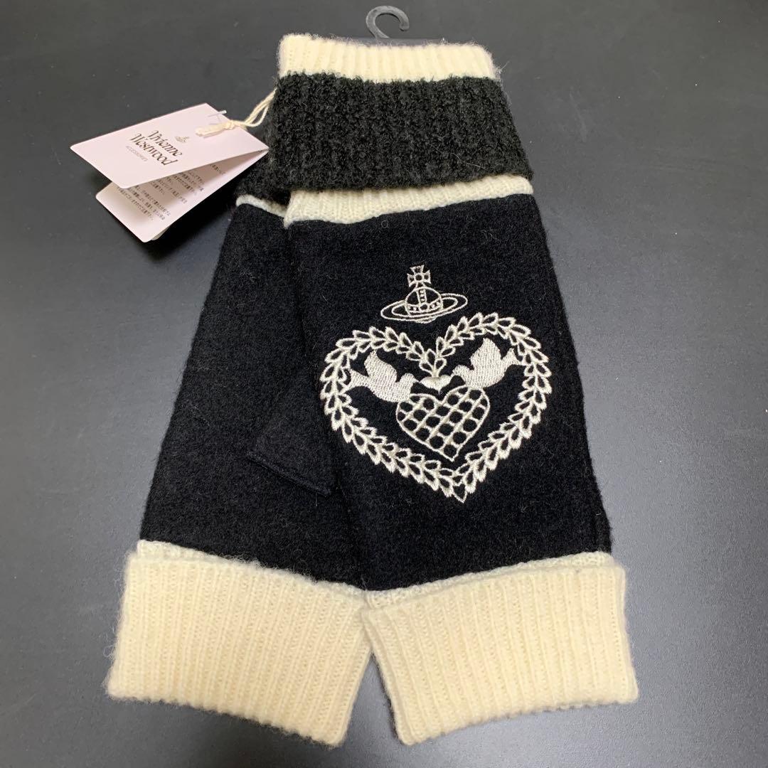 【新品未使用】Vivienne Westwood フィンガーレス 手袋 黒